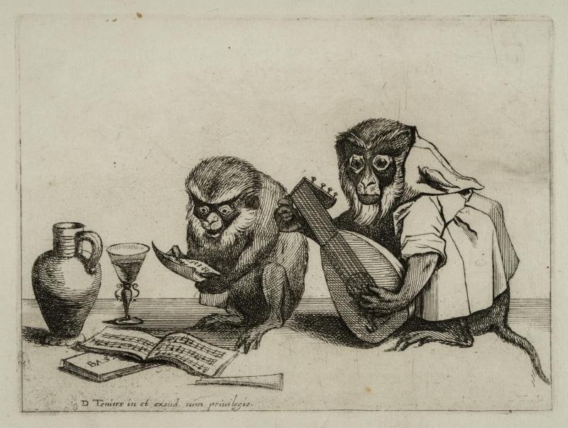 Monkeys (one of a set of six)
