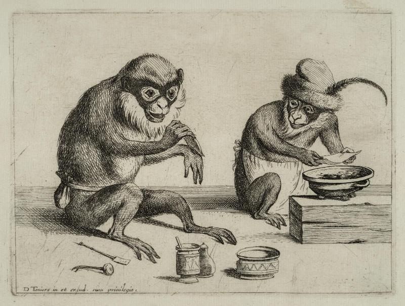 Monkeys (one of a set of six)