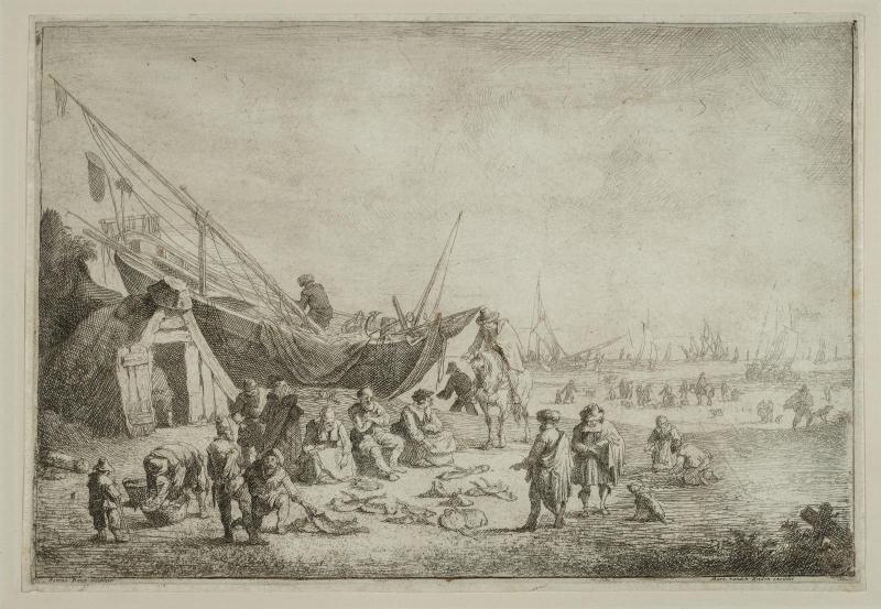 The Fish Market on the Shore at Scheveningen