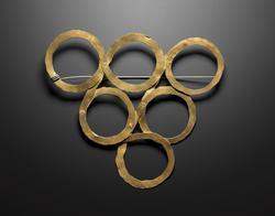 Six Circles Brooch