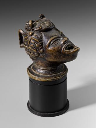 Oil Lamp of an African