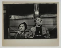 New York (Subway portrait) (woman and girl)