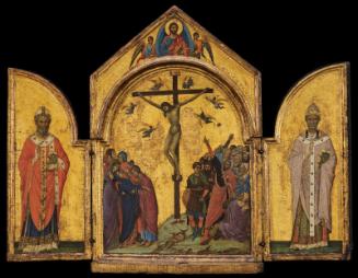 The Crucifixion; the Redeemer with Angels; Saint Nicholas; Saint Clement