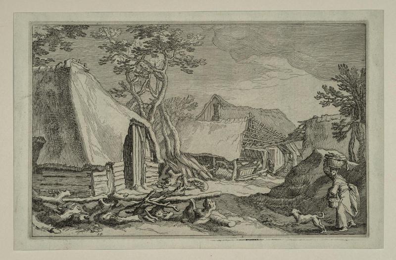 One of a series of 11 Landscape plates