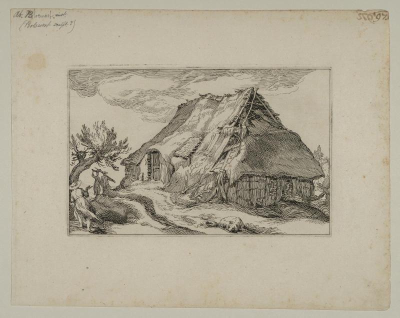 One of a series of 5 Landscape plates