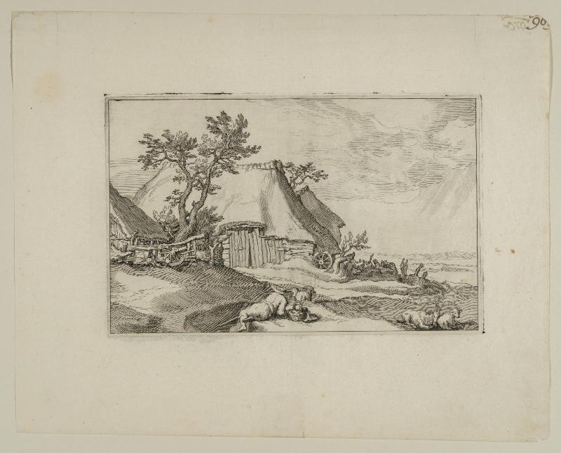 One of a series of 5 Landscape plates