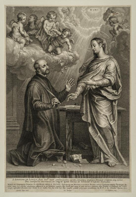 Virgin appearing to St. Ignatius Loyola