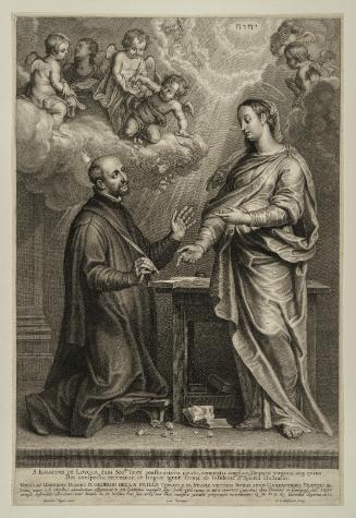 Virgin appearing to St. Ignatius Loyola