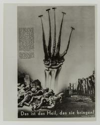 John Heartfield's "Das ist das Heil, das sie bringen!, c. 1936."