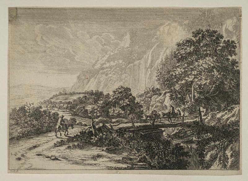 The Wooden Bridge at Sulmona near Tivoli