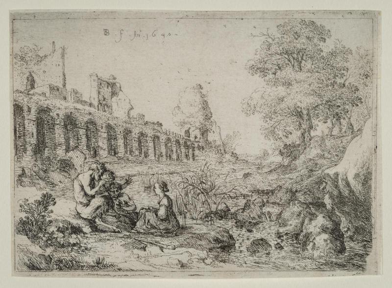 The Nymph Corsica with Three Satyrs