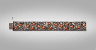 Imitation coral bracelet apres Cartier