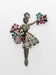 Flower girl brooch