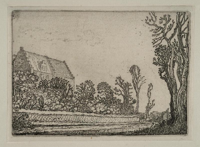 A House Surrounded with Trees (The House with the Stepped Gable)