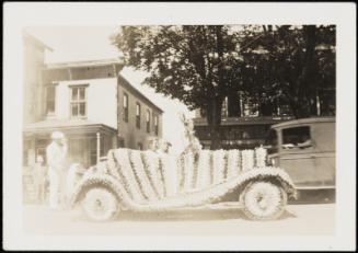 Automobile decorated for parade