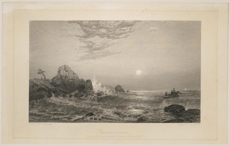 Moonrise at Sunset