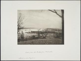 Looking down the Hudson River from W?