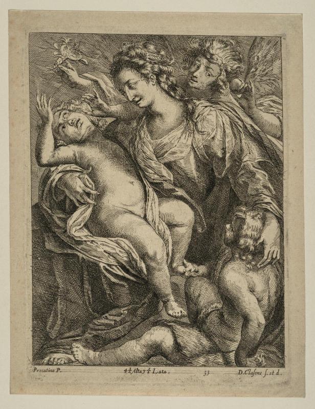 Virgin and Child and St. John and angel