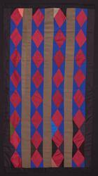 Patchwork textiles: Door curtain