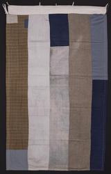 Patchwork textiles: Door curtain