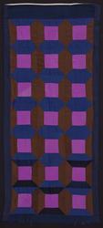 Patchwork textiles: Bed cover