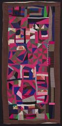 Patchwork textiles: Bed cover