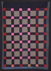Patchwork textiles: door curtain