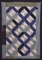 Patchwork textiles: door curtain