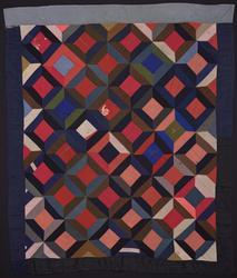 Patchwork textiles: bed cover for marriage
