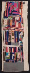 Patchwork textiles: Child wrapper and bed cover