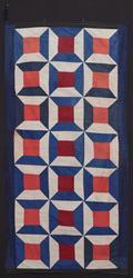 Patchwork textiles: Door curtain