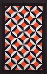 Patchwork textiles: Door curtain