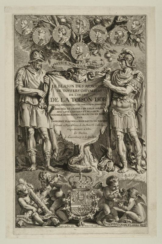 Titlepage to Heraldry of the order of the Golden Fleece