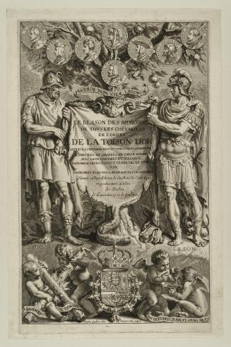 Titlepage to Heraldry of the order of the Golden Fleece