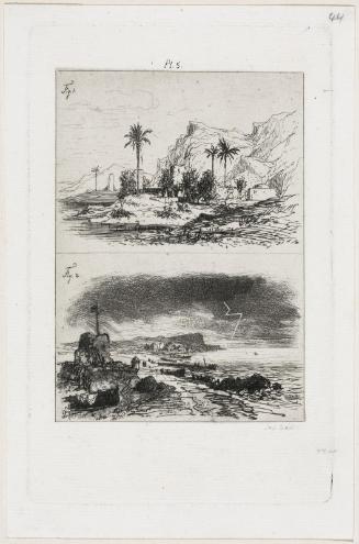 Two Scenes (one with lightning)