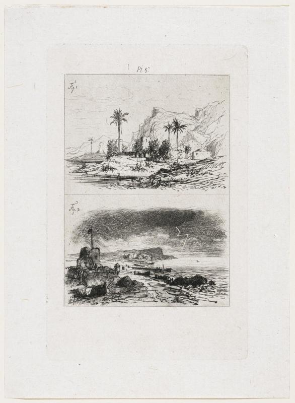 Two Scenes (one with lightning)