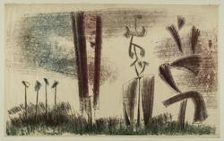 Untitled (No. 843, sculptures sprouting from grass)