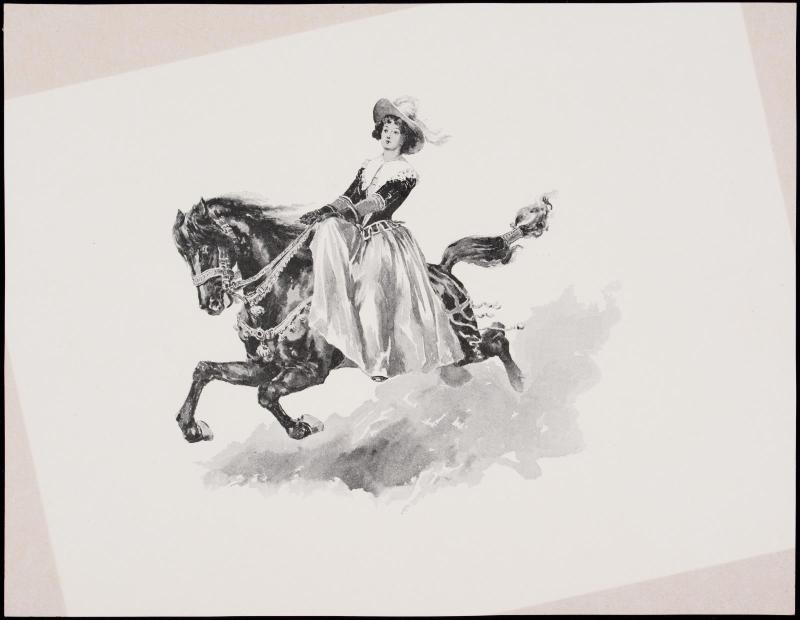 Lady on horseback