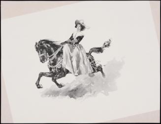 Lady on horseback