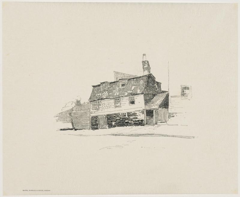 Sketches of old houses, etc [one of...]
