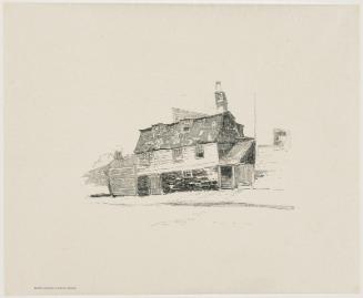 Sketches of old houses, etc [one of...]