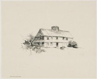 Sketches of old houses, etc [one of...]