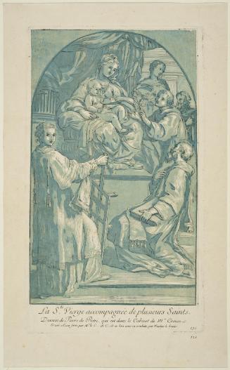 La Ste.Vierge accompagnée de plusieurs Saints (Virgin and several saints)