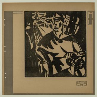 Recto: Vrouwen Portret (Portrait of a Woman); verso: Berg Landschap (Mountain Landscape)