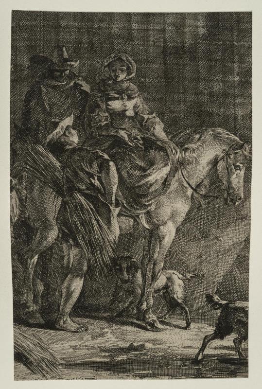 Man and Woman in a Landscape (Flight into Egypt?)
