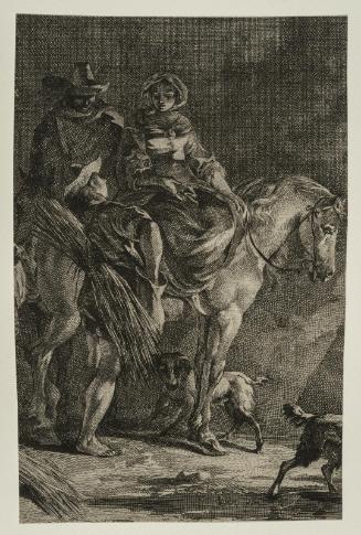 Man and Woman in a Landscape (Flight into Egypt?)