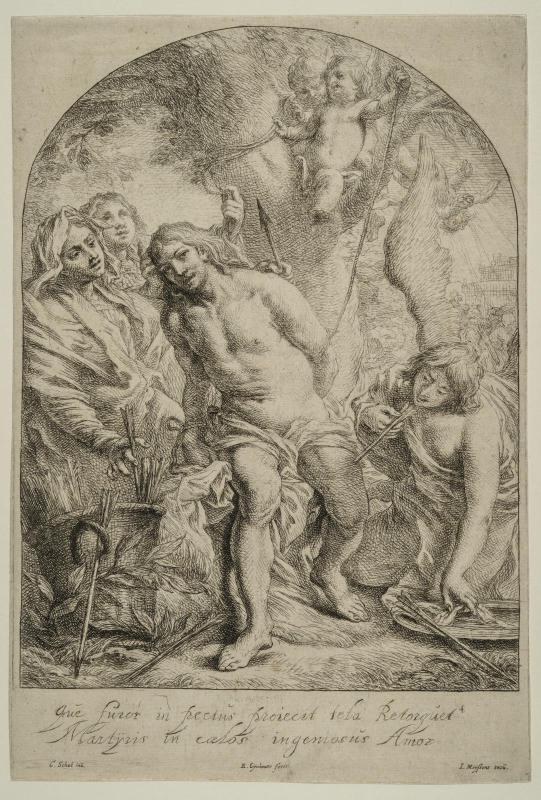 St. Sebastian Attended by St. Irene and Angels