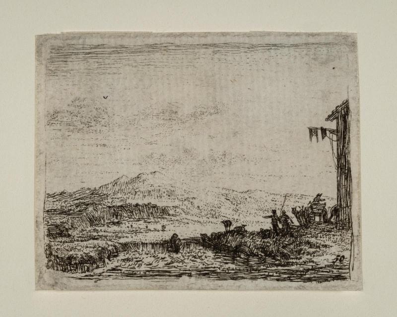 A Cart in Front of an Inn
