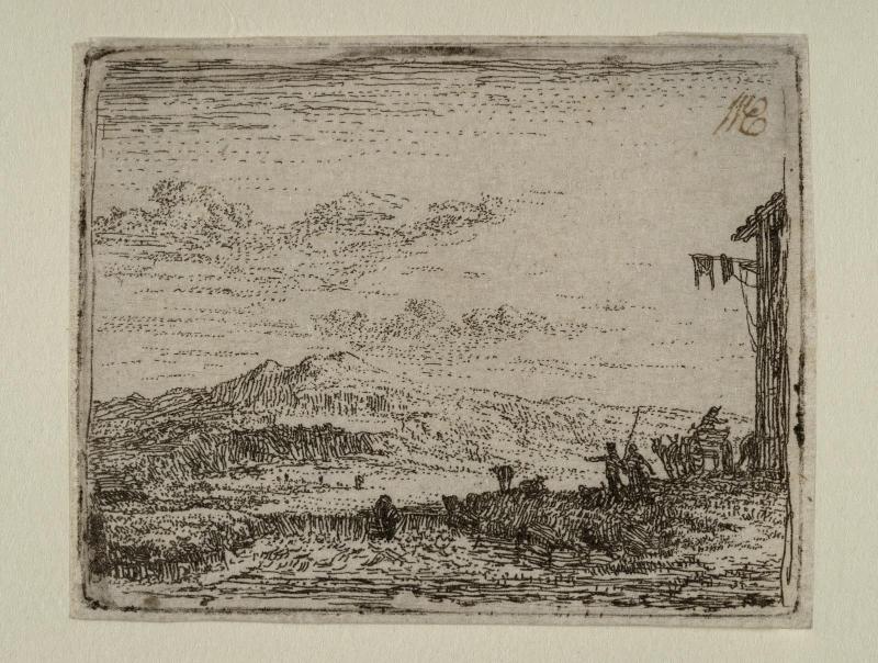 A Cart in Front of an Inn