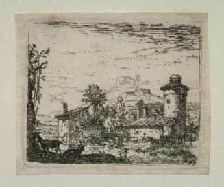Landscape with Two Goats